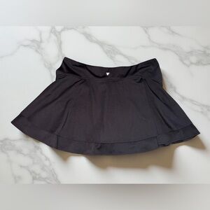 Old Navy Black Skater Y2K Stretchy Falred Skort XL